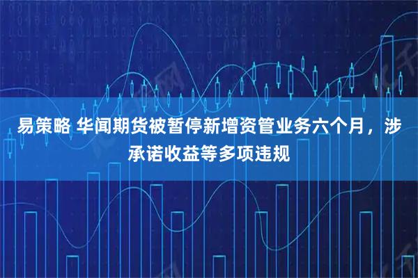 易策略 华闻期货被暂停新增资管业务六个月，涉承诺收益等多项违规