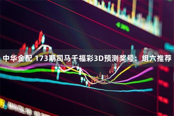 中华金配 173期司马千福彩3D预测奖号：组六推荐